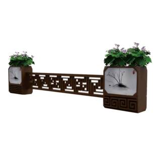 户外金属花箱组合花槽摆市政道广场部售楼商业165街隔断外路花坛