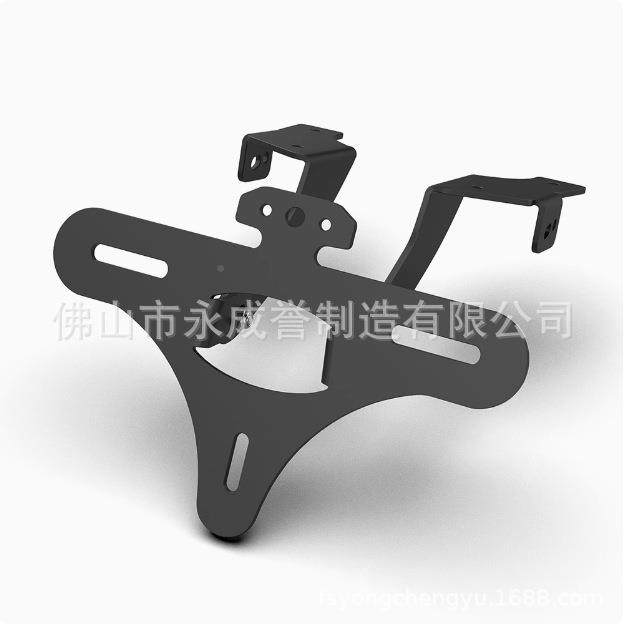 适用春风45MT改装摩托牌照架翘短可折叠后车灯牌转尾向固927580定,摩托车/装备/配件,摩托车前挡风,淘宝优惠券,粉丝福利购,淘宝优惠卷