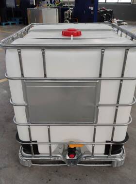 全新B吨桶10油00PSWl铁架吨桶IC散装化桶工塑料吨桶白色酒精桶废