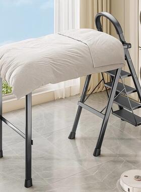 多功梯能折叠梯衣架家能用伸缩两用爬落地室内阳台多hh101614晾功