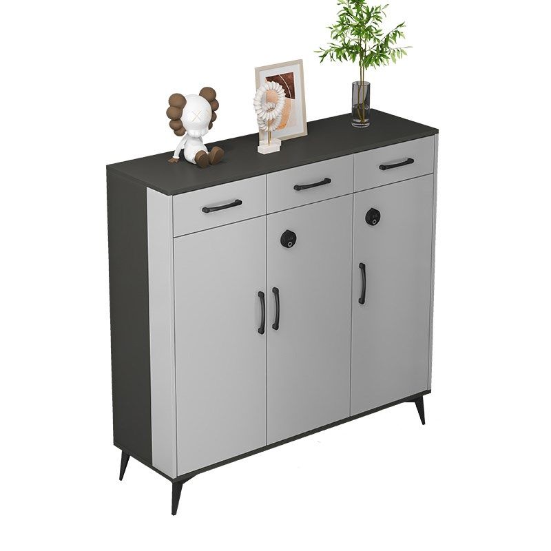 带锁鞋柜家用门口楼道密码锁室外过道电梯口走廊门外柜可锁定制小