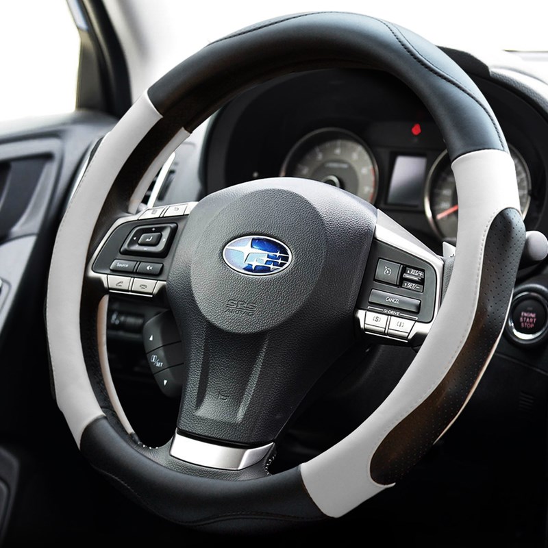 适用于 斯巴鲁XV 森林人 傲虎 力狮 翼豹BRZ汽车方向盘套四季把套