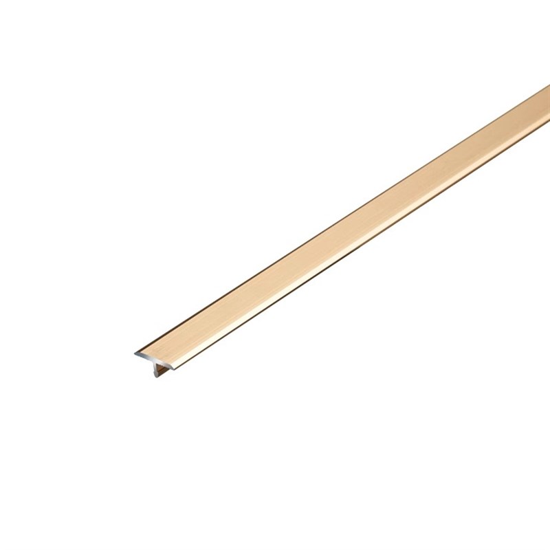铝合金T型压边条收口条木地板极窄装饰条门槛条瓷砖收边条地板条