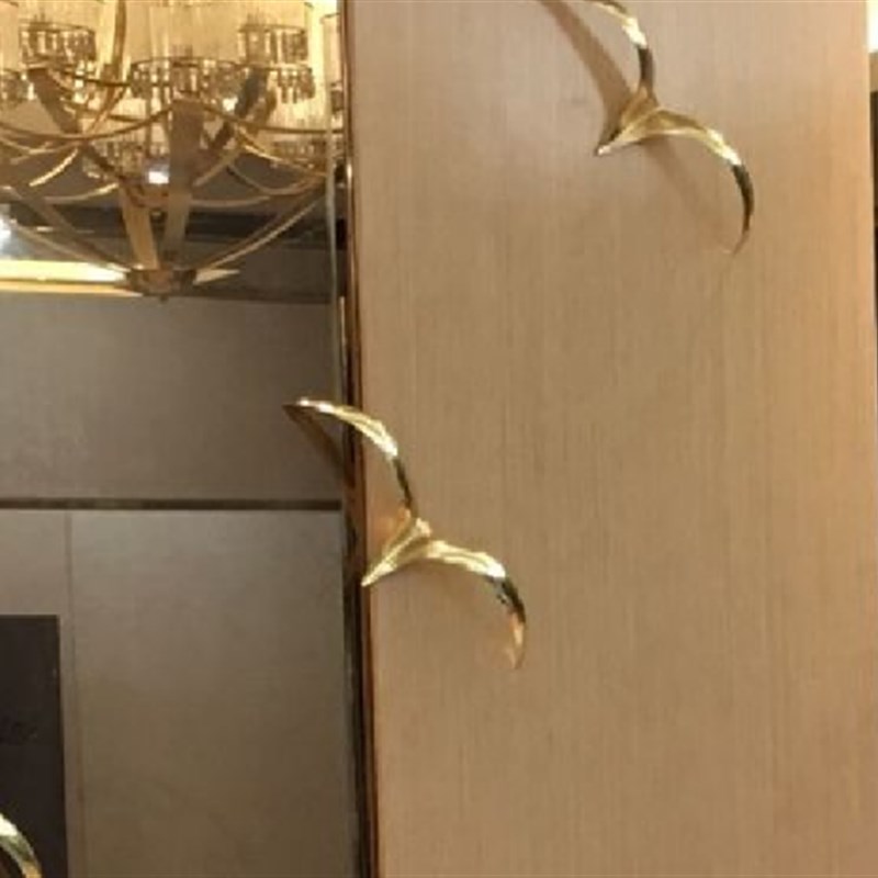 铁艺样板房墙饰软装创意飞鸟立体小鸟墙面装饰工艺品壁挂饰品挂件