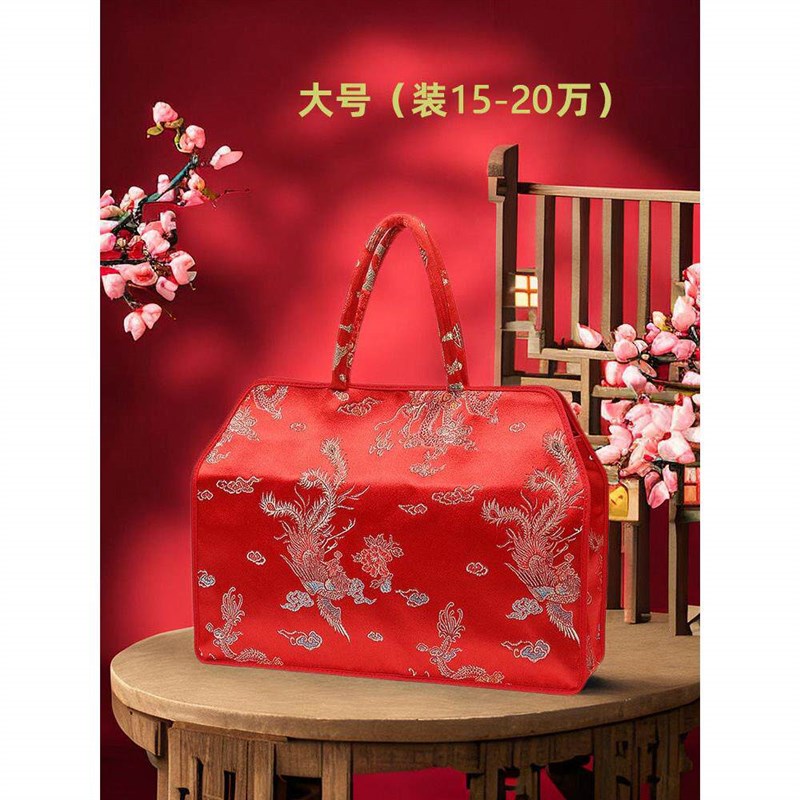 采购产品红色的袋子,妇女的手持礼品袋,礼盒,婚礼袋,定制的婚