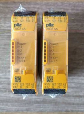 皮尔兹PNOZ s6安全继电器,型号750106,pilz全