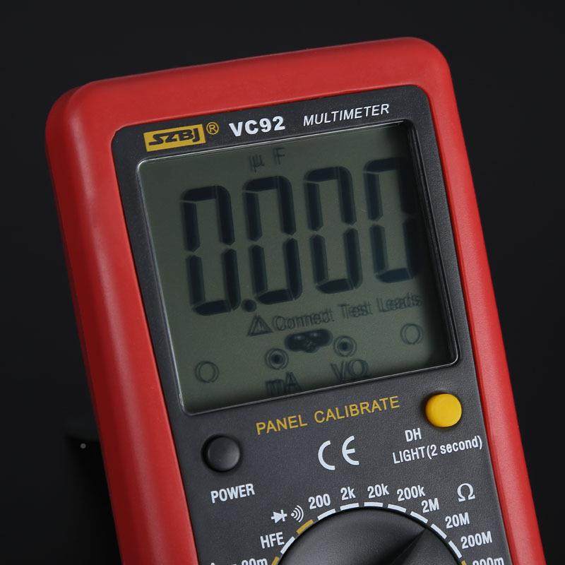 用vc92蜂鸣电容交直0流200v矿电工用数vc92字用万表电工专用