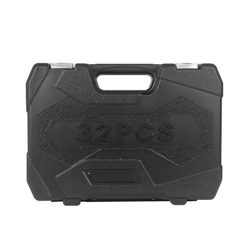 套筒工具套装大飞轮弯柄棘快速扳手汽车维修功合能组修AWD车2件多