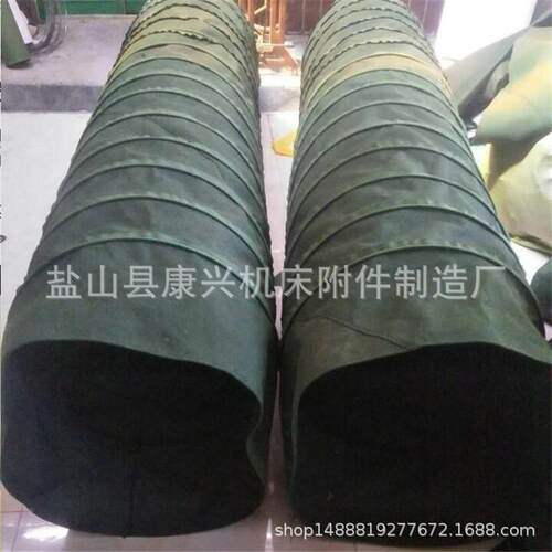 盐山家缝纫厚帆布通风软厂392连接耐高温磨帆布伸缩节风机耐软连