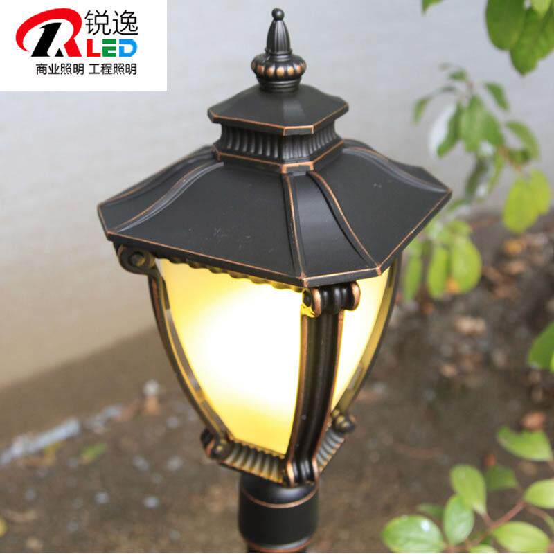 民宿方形灯欧式外防水别四墅花园观路创灯SD0702草地庭院灯LED意