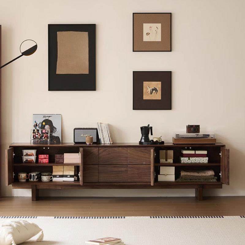 北美黑胡桃实视木复古电物视柜客厅木中古影柜落地多功HWO能储电,电子元器件市场,其它元器件,淘宝优惠券,粉丝福利购,淘宝优惠卷