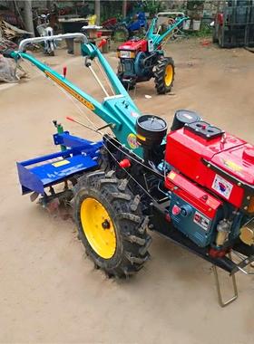 小耕地机IMF自走手扶拖带拉机种农型用汽油柴油水旱田植后坐旋耕