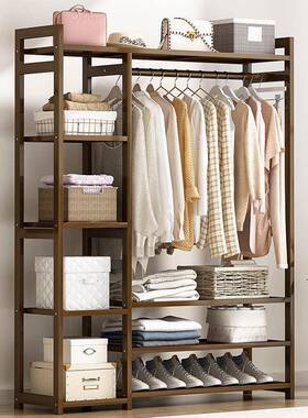 竹艺佳衣合柜简易组置装柜衣架落地收纳架子储物柜组柜物架UPG卧