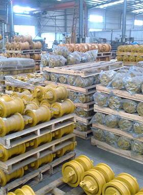 卡特e3330引运导轮E36导向E330轮330挖机配件E330涨紧轮矿山不包