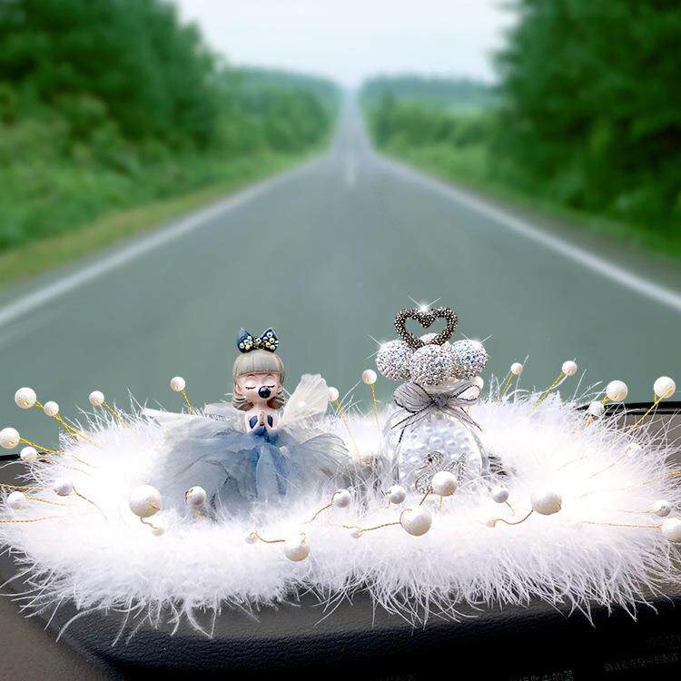 网意中红女载摆件可爱车上控台创汽车饰车品车内757装饰用品大全 - 奕蕾工厂的小店14出品