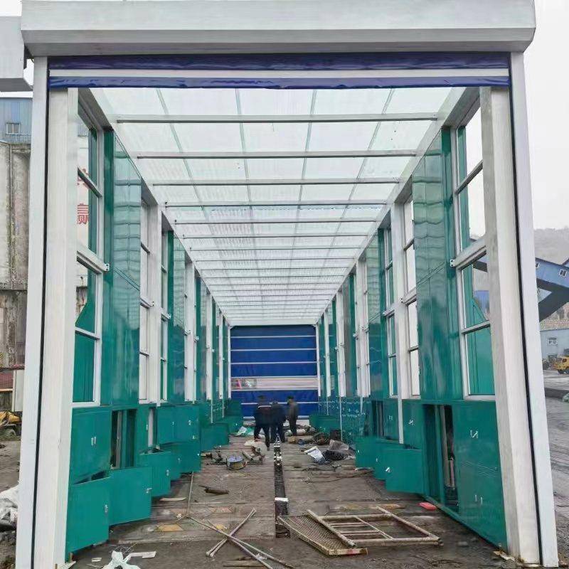煤矿厂龙门洗车台轮机全自封感应闭洗车台搅拌站隧道式工程动洗洗