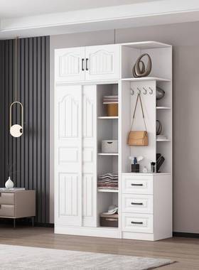 实木包安装衣柜家用卧室欧式衣柜易组柜TLS装实木柜子储儿童物衣