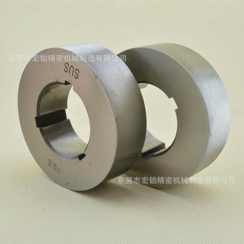 滚丝牙滚3两轴牙机滚HB-3T花轮径T网纹内孔直50.5mm厚度30mm