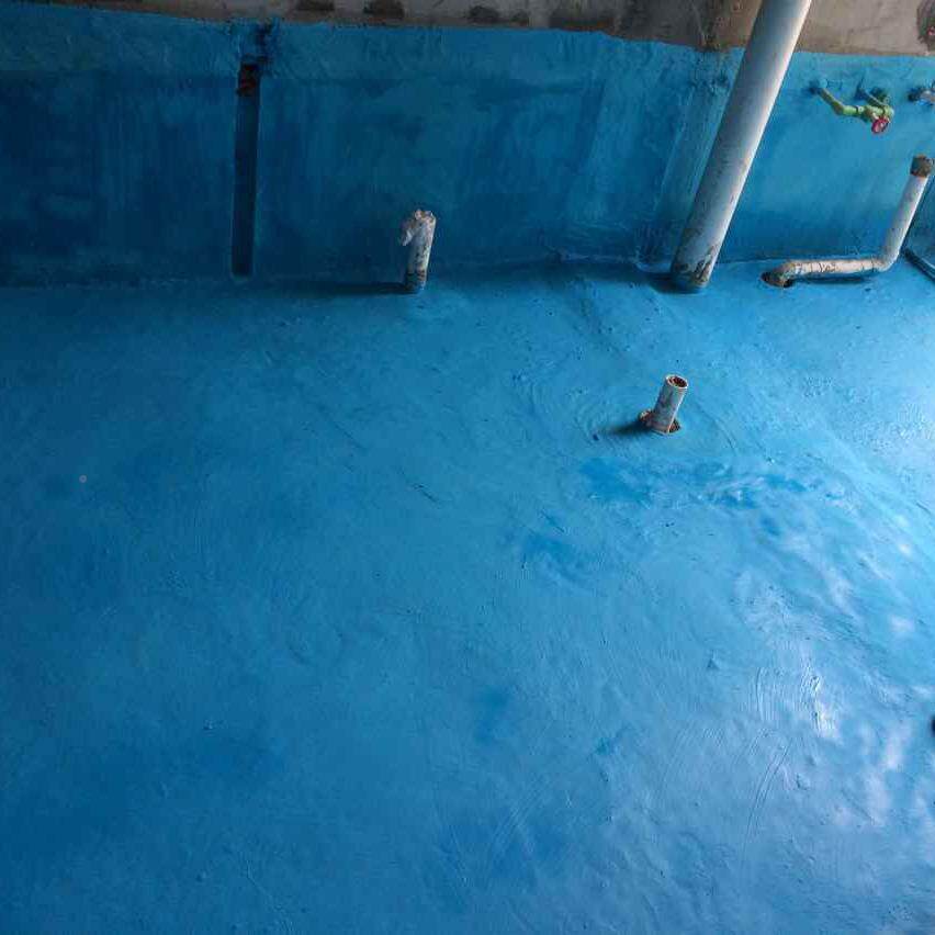 k1防水浆料面厨房卫生间屋KLG阳顶台防水墙地面蓝1色水性防水涂料