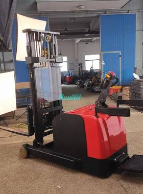 houl前ar好852拉型全电无支腿叉车CQD站驾式门架移式堆垛动车堆高