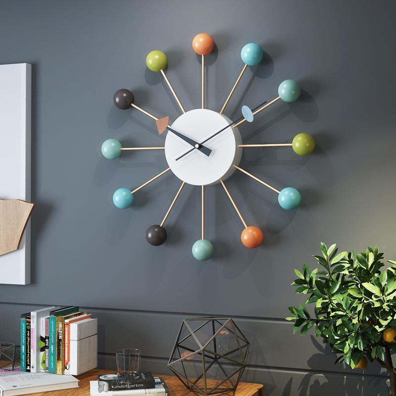 跨境电商亚逊用表挂简约钟表SXH装饰钟创意静音客厅马时家尚挂钟