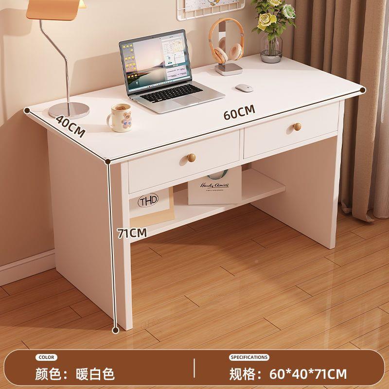 书桌屋学生XFT家用简易桌子简出租卧室c墙角电脑桌60易m带抽屉写