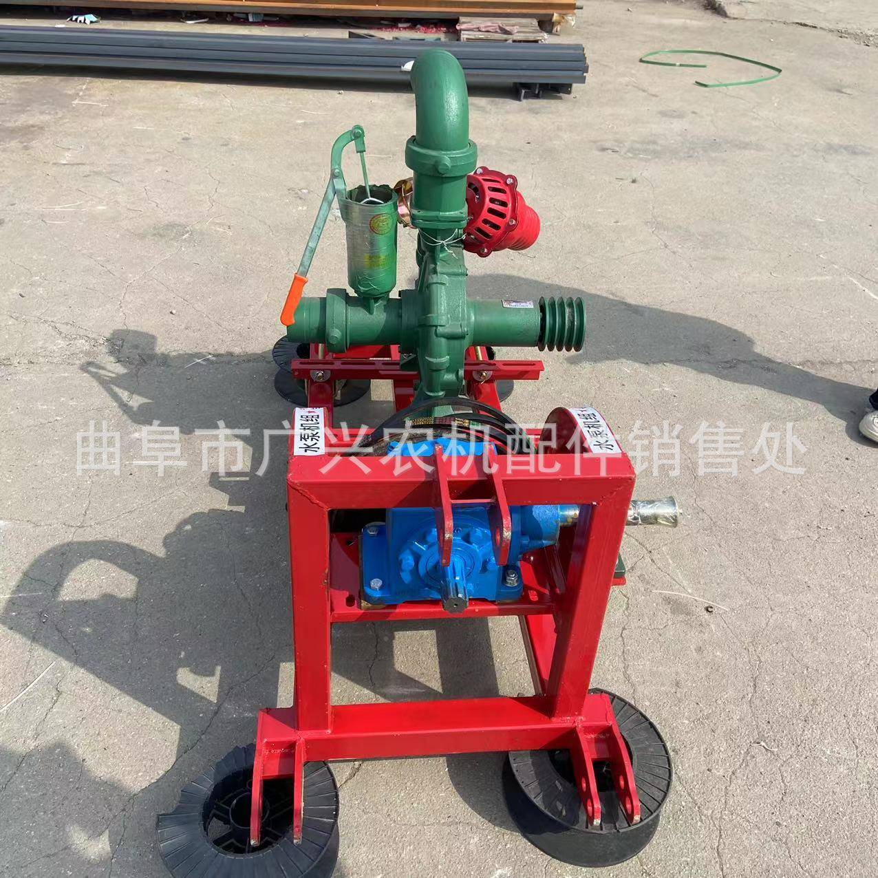 1移动方便大力高压水泵4进4农出田浇水喷无品牌/灌马泵扬程40米压