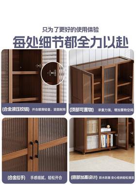 c书架物架F7799J69落地简易s家用书柜置带门防尘储收物柜客厅置物