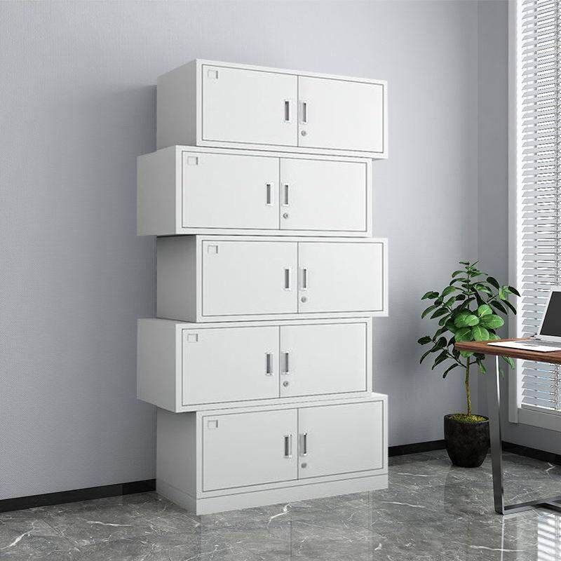 分体五件节柜文资DBN储物柜办公室通体料柜可拆卸顶柜厚钢加制铁