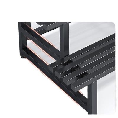 客厅置梯物架子落地铁花盆艺不锈式钢户外阶阳台花架轩卢AL101300