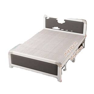 双人折叠床家用床简易便携成批人铁架床结实F97599JS用出租屋单人