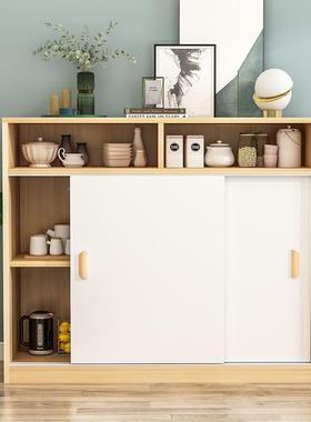 移推门阳台柜家用飘窗柜储物置HQX柜地柜拉门矮柜收纳赵物柜餐边