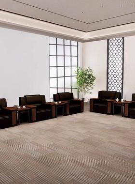 贵宾接待沙会议室艺可拆布洗沙发办发公沙发几F77HM7H8组合白色茶