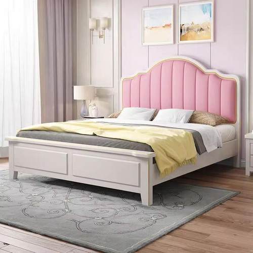 全实木无品牌/单米人床1.m宽小户2型儿童加厚1.M35m/1.5/1家用抽