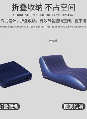 跨热销单人充4722气懒沙人闲发户外休放松靠背沙发家庭装饰境沙发床