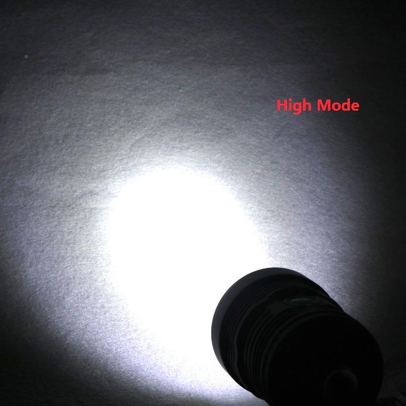 新款摄影补光BGP灯6L2潜水手电率筒红光强蓝大功光IPX68