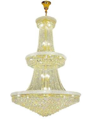 后式现代水晶别吊灯墅复楼式酒店餐91612厅大吊灯跨境欧轻奢灯饰