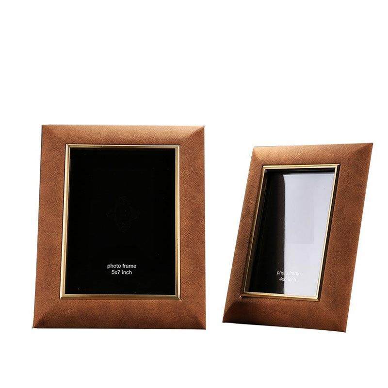 美豹皮相框摆件板房摆售楼样部书头房床柜设家居OUR工艺品马毛相