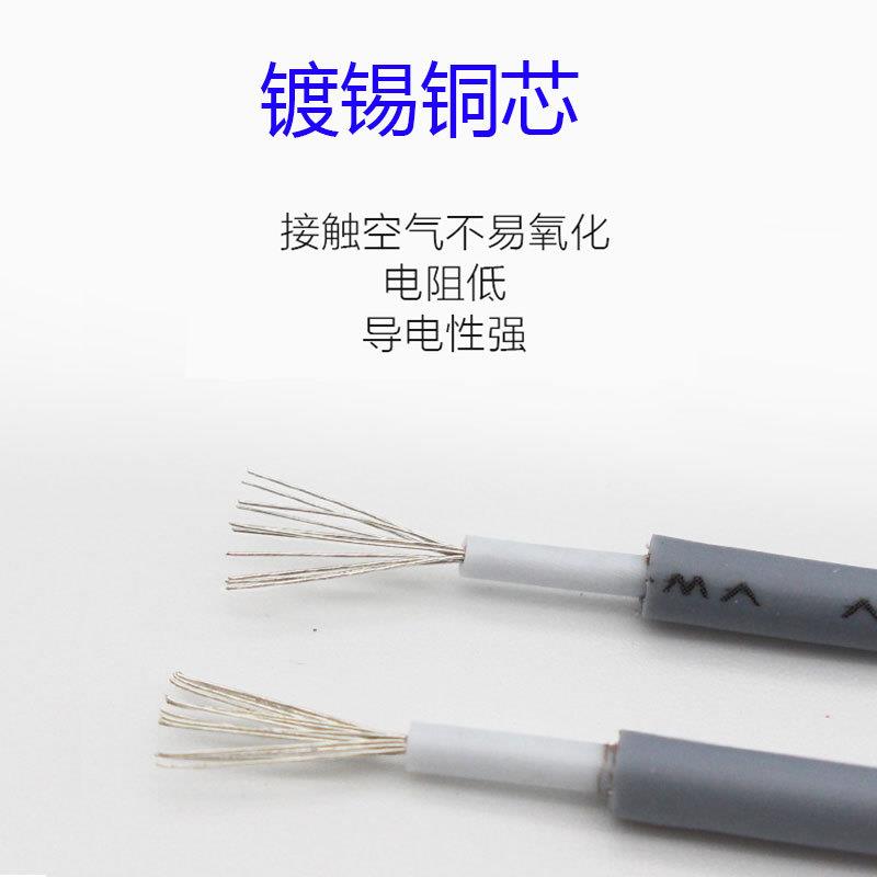 /单芯185屏蔽线/抗干扰电子1线222426/28AWG信号线IXB缠绕线屏蔽