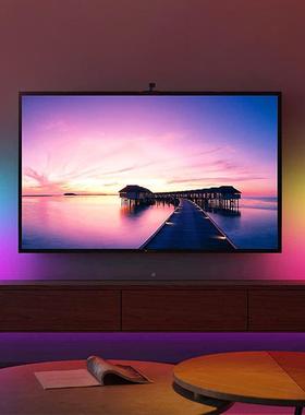 电脑桌电视背景氛围灯RG41185幻彩拾乐面音灯音同步节奏灯B音乐感应灯