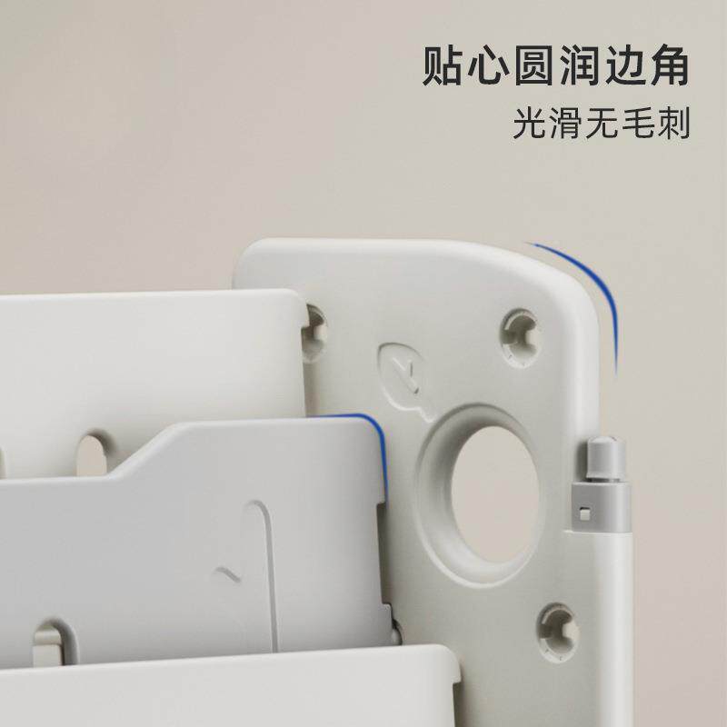 婴儿童玩NBA具纳架书架二合一体宝宝本置物柜儿多层大收容量储绘