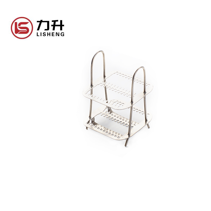 不锈钢载玻片染色架 铜制玻片架子30  片病理实验室