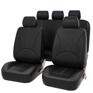 pu皮汽车座套座椅套人造皮革四季 通用坐垫轿车越野商务车通用座套