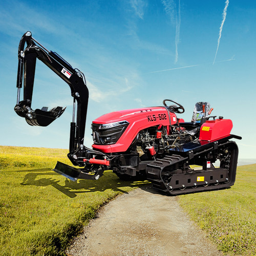 履带旋耕机农业挖机水旱农用拖拉机挖掘机大棚开沟微耕机农耕机