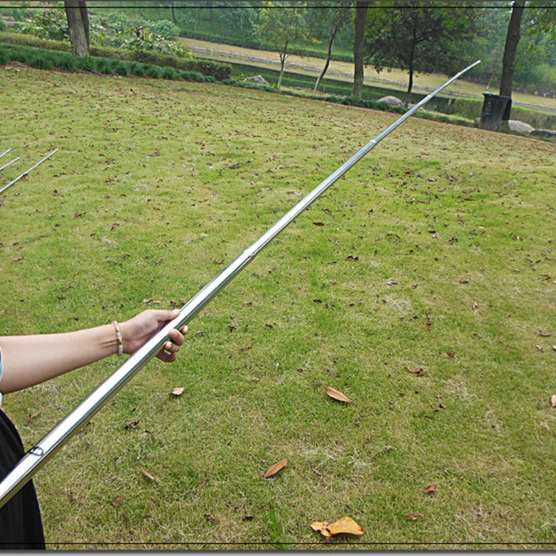 加固超硬2 3  5  7米抄网杆不锈钢捞鱼网头加厚定位伸缩竿