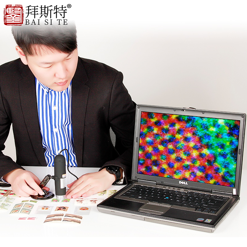 数码放大镜0倍带灯电脑显微镜usb便携式鉴定玉石珠宝电路板维修