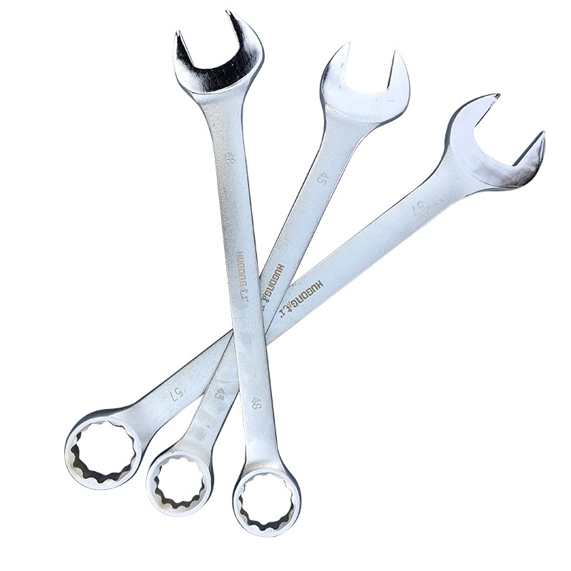 虎工加长大号喷砂梅花开口两用扳手叉口呆扳手37-39--5-8-57mm