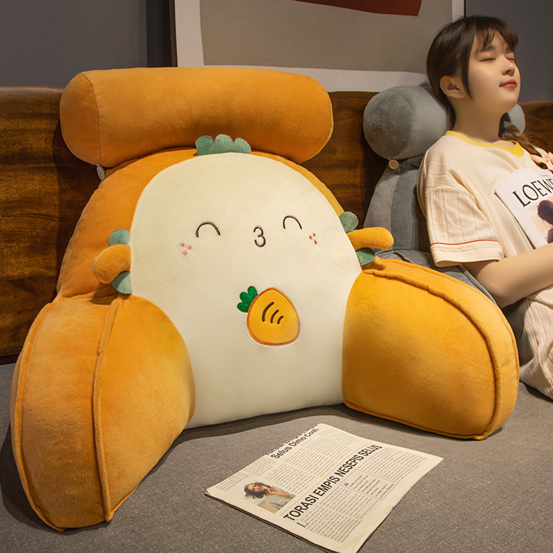 床头软包大靠背沙发靠垫宿舍学生枕头床上看书床靠护腰垫靠枕抱枕