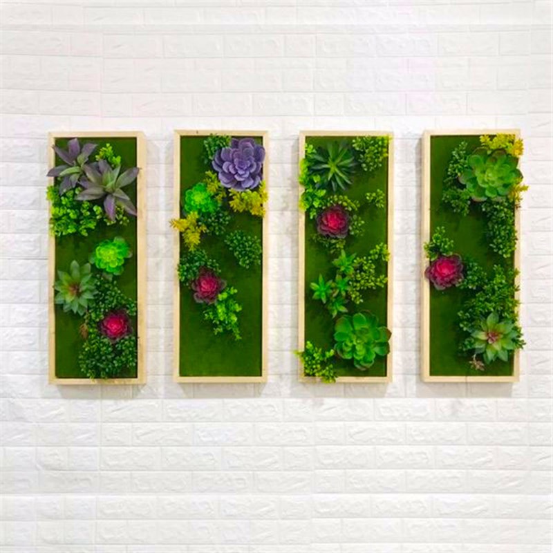 墙面装饰客厅墙上挂件室内装饰品墙壁植物壁挂背景墙仿真绿植壁饰