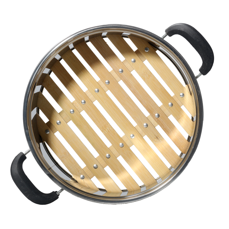 蒸笼不锈钢竹子家用笼屉加高加厚蒸屉蒸锅炒锅通用蒸格电饭锅篦子